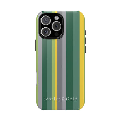 The Green & Yellow Stripes | Phone Case