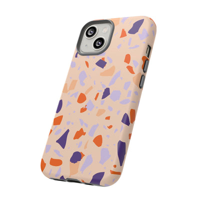 The Orange & Purple Terrazzo | Phone Case