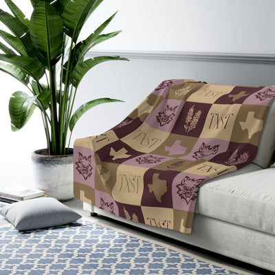 The Maroon & Gold All The Things | Sherpa Fleece Blanket