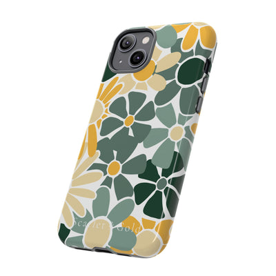 The Green & Gold Floral | Phone Case