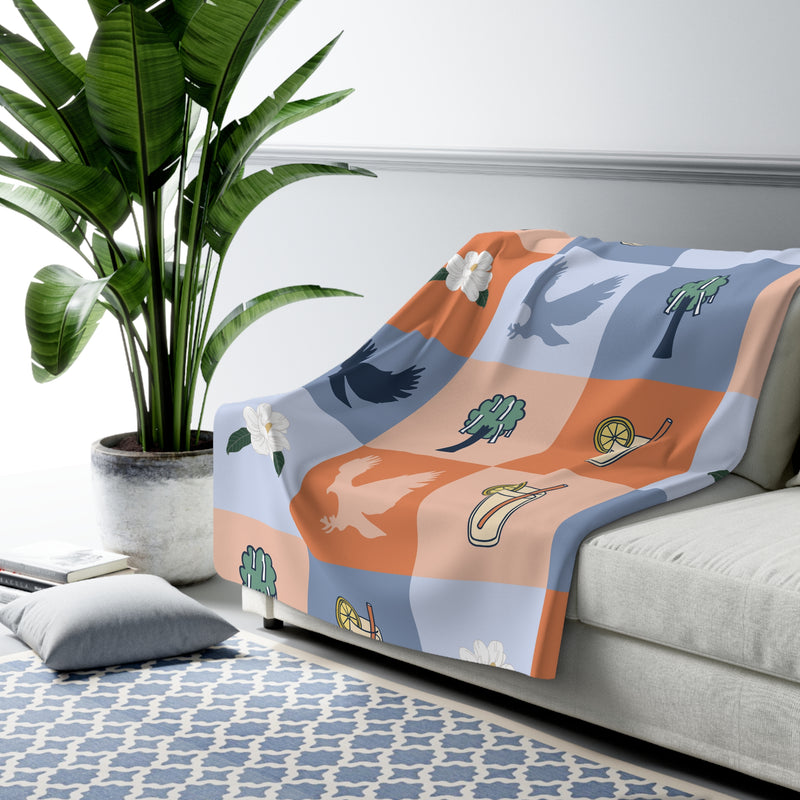 The Auburn All The Things | Sherpa Fleece Blanket