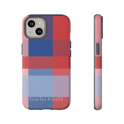 The Red & Royal Plaid | Phone Case