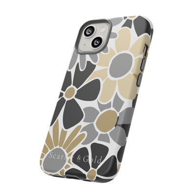 The Black & Gold Floral | Phone Case