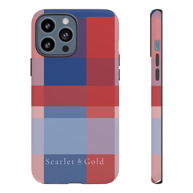 The Red & Royal Plaid | Phone Case