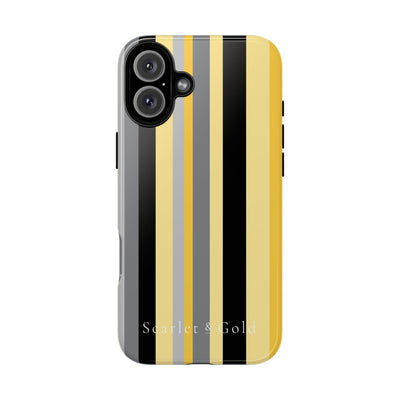 The Yellow & Black Stripes | Phone Case