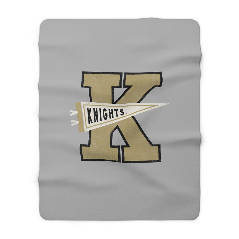 The Knights Pennant | Sherpa Fleece Blanket