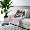The Girly Cure' of Ars Heart | Sherpa Fleece Blanket