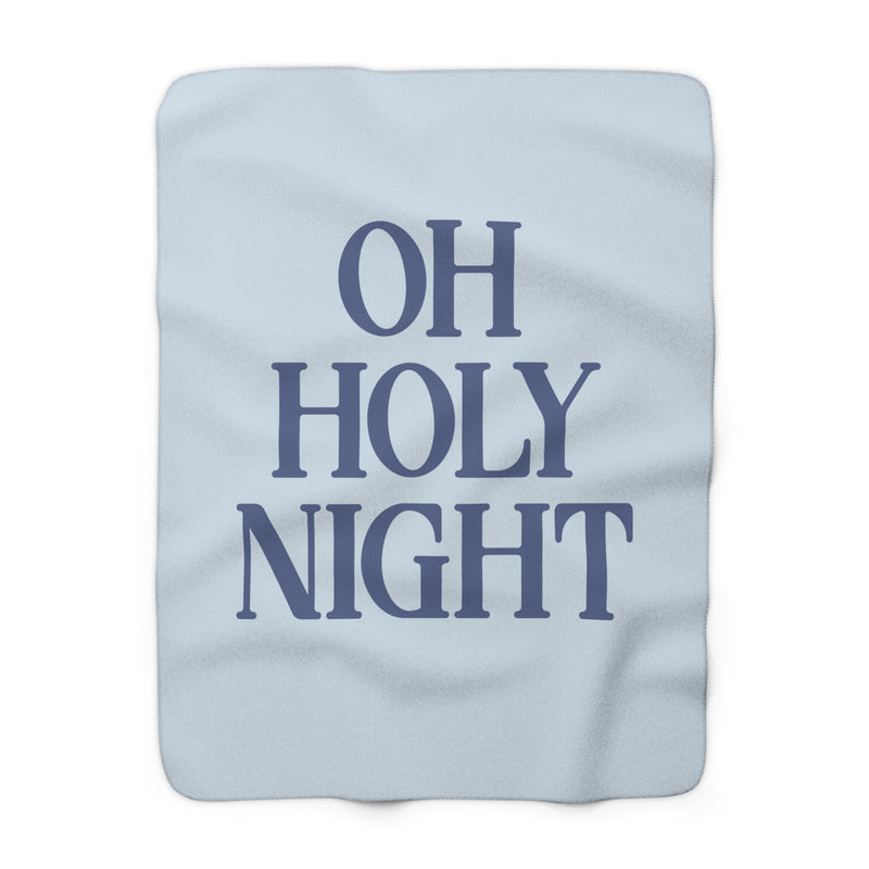 The Oh Holy Night | Sherpa Fleece Blanket