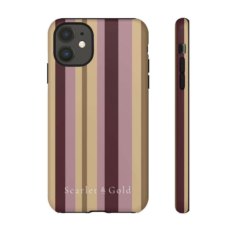 The Maroon & Gold Stripes | Phone Case