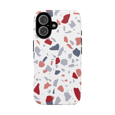 The Red & Blue Terrazzo | Phone Case