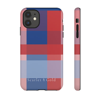 The Red & Royal Plaid | Phone Case