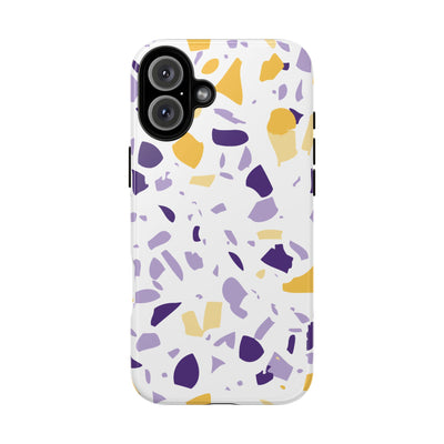 The Yellow & Purple Terrazzo | Phone Case