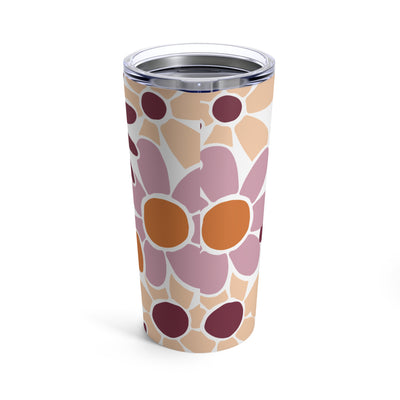 The Maroon & Orange Floral | Tumbler 20oz