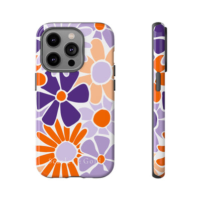 The Orange & Purple Floral | Phone Case