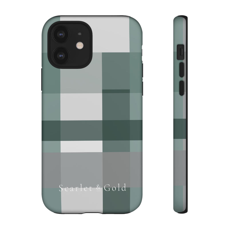 The Green & Grey Plaid | Phone Case