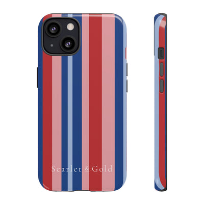 The Red & Royal Stripes | Phone Case