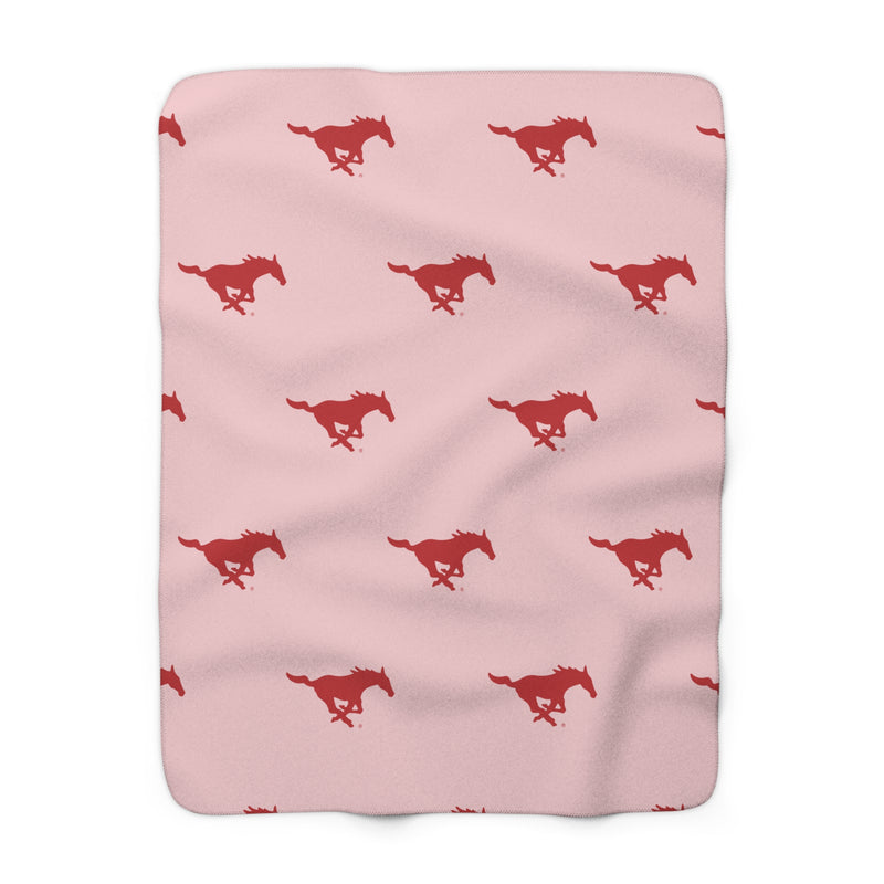 The Mustangs Repeat | Sherpa Fleece Blanket