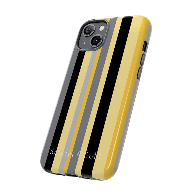 The Yellow & Black Stripes | Phone Case