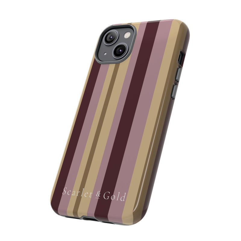 The Maroon & Gold Stripes | Phone Case