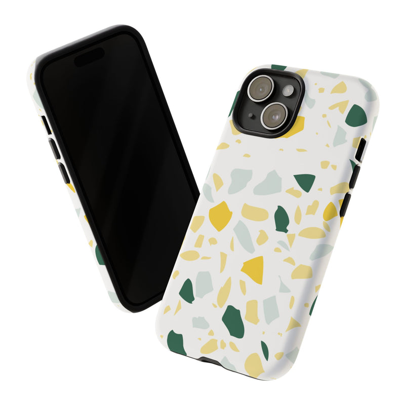 The Green & Gold Terrazzo | Phone Case