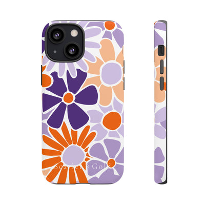 The Orange & Purple Floral | Phone Case