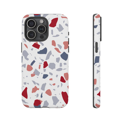 The Red & Blue Terrazzo | Phone Case