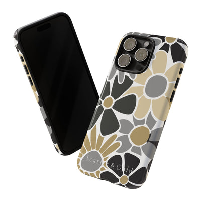 The Black & Gold Floral | Phone Case