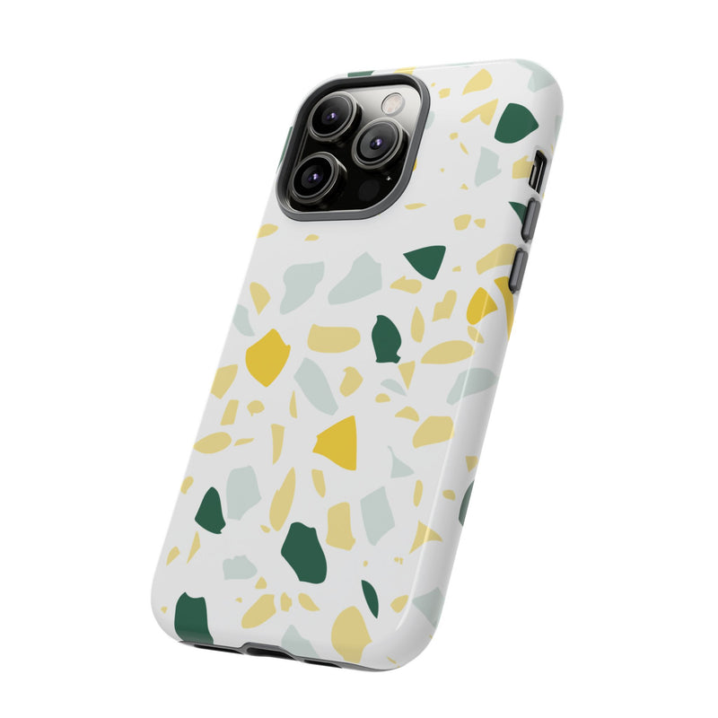 The Green & Gold Terrazzo | Phone Case