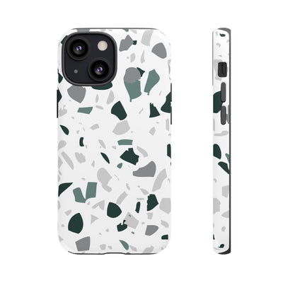 The Green & Grey Terrazzo | Phone Case