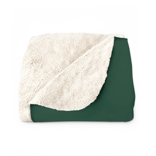The Bayshore Swoosh | Sherpa Fleece Blanket