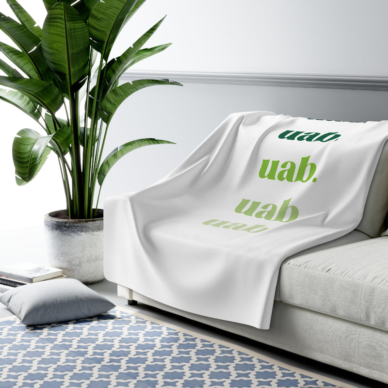 The UAB Repeat | Sherpa Fleece Blanket