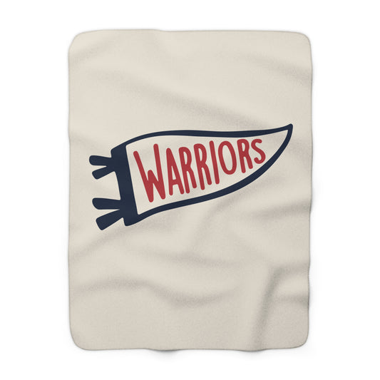 The Warriors Flag | Sherpa Fleece Blanket