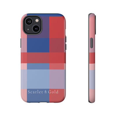 The Red & Royal Plaid | Phone Case