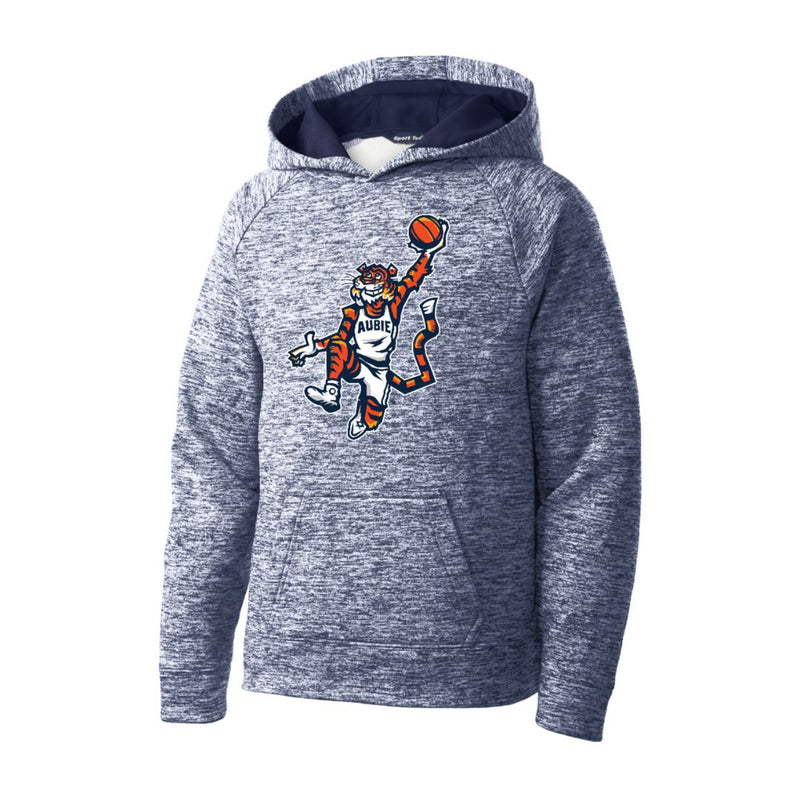 The Original Aubie Basketball | Youth True Navy Electric Hooded Pullover