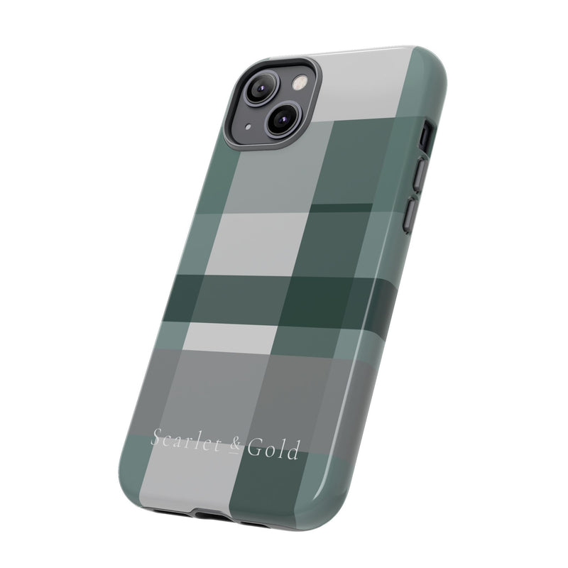 The Green & Grey Plaid | Phone Case