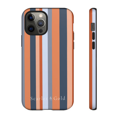 The Orange & Blue Stripes | Phone Case