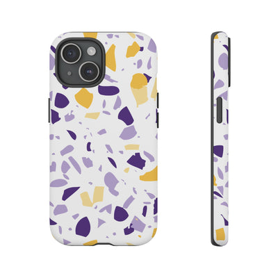 The Yellow & Purple Terrazzo | Phone Case