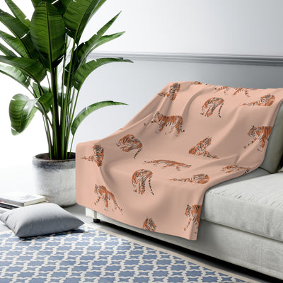 The Tiger Pattern | Sherpa Fleece Blanket