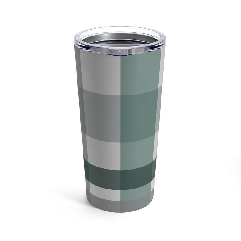 The Green & Grey Plaid | Tumbler 20oz