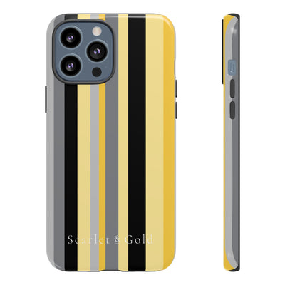 The Yellow & Black Stripes | Phone Case