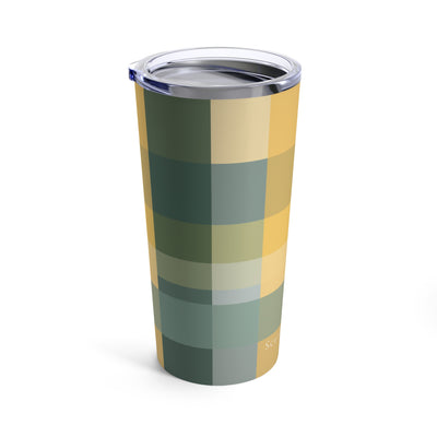 The Green & Gold Plaid | 20oz Tumbler