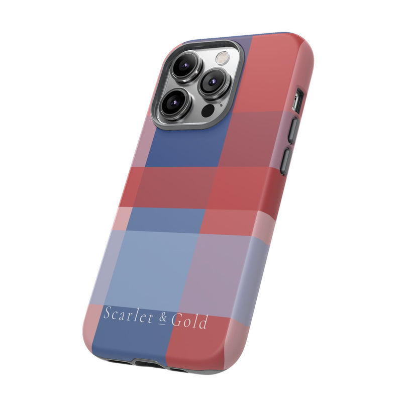 The Red & Royal Plaid | Phone Case