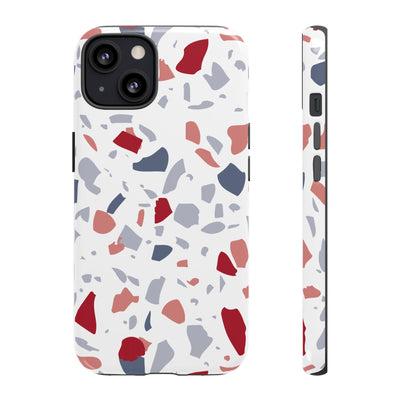 The Red & Blue Terrazzo | Phone Case