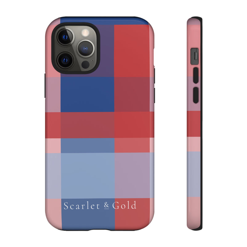 The Red & Royal Plaid | Phone Case