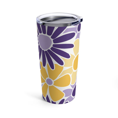 The Yellow & Purple Floral | Tumbler 20oz