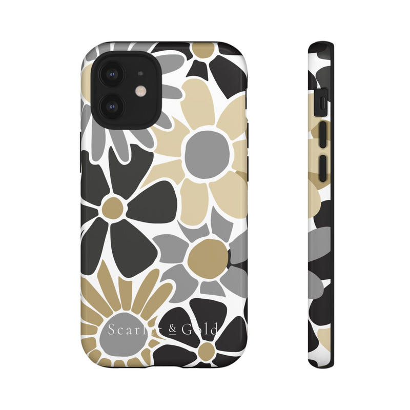 The Black & Gold Floral | Phone Case