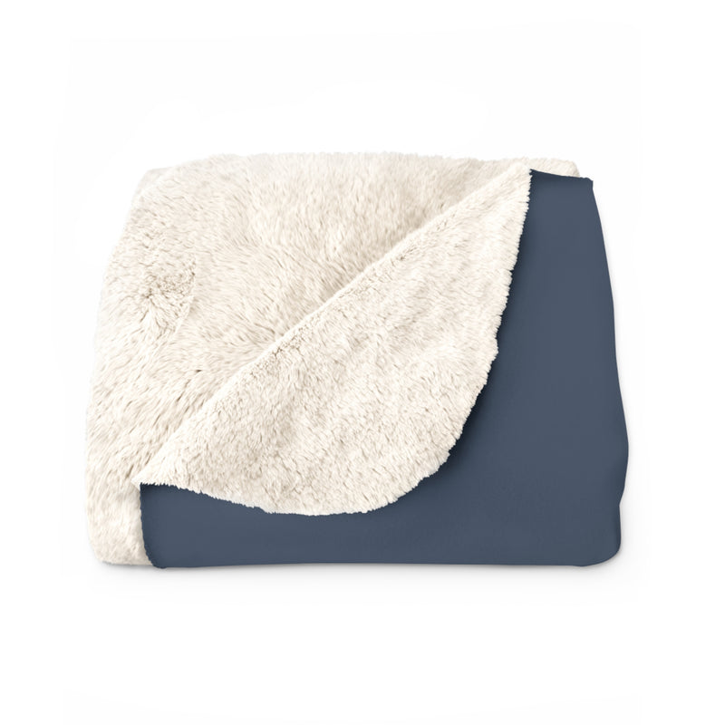 The Vintage Auburn A | Sherpa Fleece Blanket