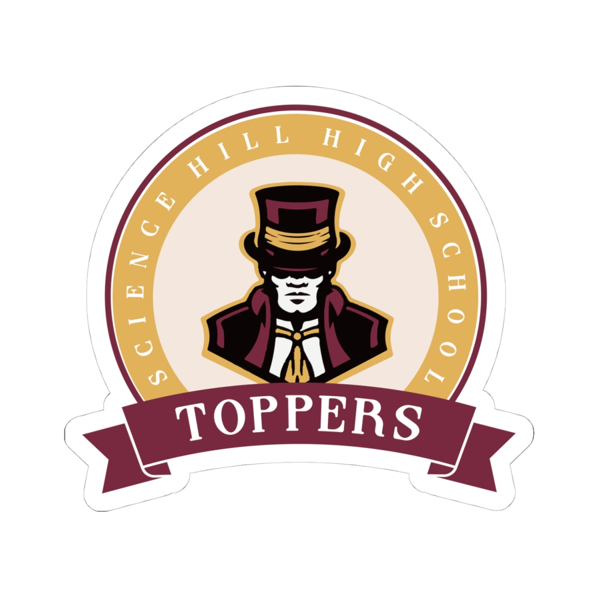 Course Topper Sticker Toppers Banner | Sticker – Scarlet & Gold
