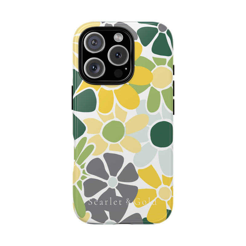 The Green & Yellow Floral | Phone Case