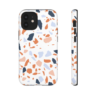 The Orange & Blue Terrazzo | Phone Case